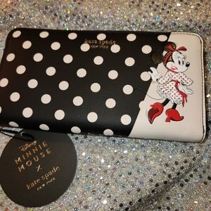 Kate Spade Minnie disney wallet